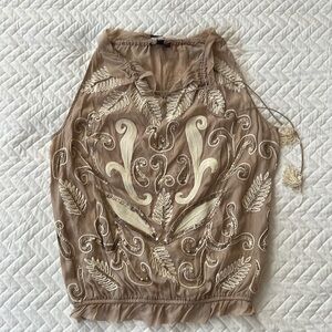 Beautiful Anthropologie Namrata  Joshipura embellished top. Brand new size M